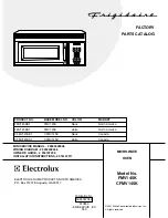 Preview for 1 page of Frigidaire CFMV145K Factory Parts Catalog