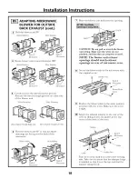 Preview for 18 page of Frigidaire CFMV152CLBA Installation Instructions Manual