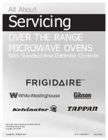 Frigidaire CFMV152KW Servicing Manual preview