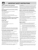 Preview for 6 page of Frigidaire CFMV156DB Use & Care Manual