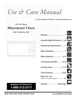 Frigidaire CFMV157GBA Use & Care Manual preview