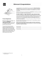 Preview for 2 page of Frigidaire CFMV157GBA Use & Care Manual