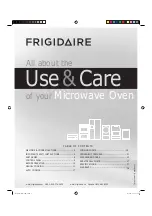 Preview for 1 page of Frigidaire CFMV1645T Use & Care Manual