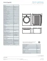 Preview for 2 page of Frigidaire CFQE5100PW Brochure & Specs