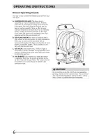 Preview for 6 page of Frigidaire CFRE1001PW0 Use & Care Manual