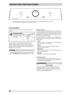 Preview for 8 page of Frigidaire CFRE1001PW0 Use & Care Manual