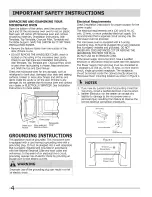 Preview for 4 page of Frigidaire CGBM185KBA Use & Care Manual