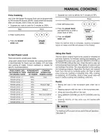 Предварительный просмотр 11 страницы Frigidaire CGBM185KBA Use & Care Manual
