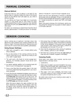 Предварительный просмотр 12 страницы Frigidaire CGBM185KBA Use & Care Manual