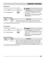 Preview for 15 page of Frigidaire CGBM185KBA Use & Care Manual