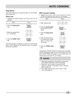 Preview for 19 page of Frigidaire CGBM185KBA Use & Care Manual