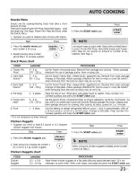 Preview for 21 page of Frigidaire CGBM185KBA Use & Care Manual
