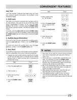 Preview for 23 page of Frigidaire CGBM185KBA Use & Care Manual