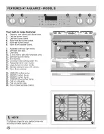 Предварительный просмотр 8 страницы Frigidaire CGDS3065KB1 Service Use & Care Manual