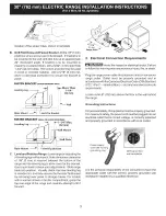 Preview for 3 page of Frigidaire CGEF3030PWA Installation Instructions Manual