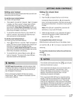 Preview for 17 page of Frigidaire CGEF3031KBB Use & Care Manual