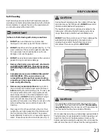 Preview for 23 page of Frigidaire CGEF3041KFA Important Safety Instructions Manual