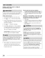 Preview for 24 page of Frigidaire CGEF3041KFA Important Safety Instructions Manual