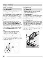 Preview for 26 page of Frigidaire CGEF3041KFA Important Safety Instructions Manual