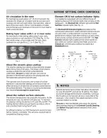 Preview for 9 page of Frigidaire CGEF3055KBB Use & Care Manual