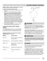 Preview for 11 page of Frigidaire CGEF3055KBB Use & Care Manual