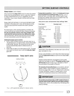 Preview for 13 page of Frigidaire CGEF3055KBB Use & Care Manual