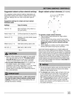 Preview for 11 page of Frigidaire CGEF3055MBB Use & Care Manual