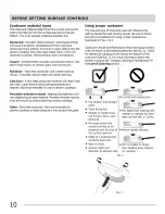 Preview for 10 page of Frigidaire CGEF3057KFC Use & Care Manual