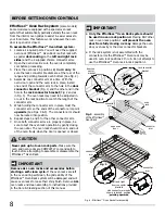 Предварительный просмотр 8 страницы Frigidaire CGEF3059RFA Use & Care Manual