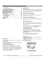 Preview for 2 page of Frigidaire CGES3065PFA Use & Care Manual