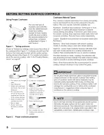 Preview for 8 page of Frigidaire CGES3065PFA Use & Care Manual