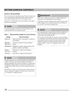 Preview for 12 page of Frigidaire CGES3065PFA Use & Care Manual