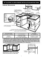 Preview for 4 page of Frigidaire CGES3065PW Installation Instructions Manual