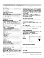 Preview for 2 page of Frigidaire CGIF3061NFB Use & Care Manual