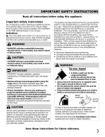 Preview for 3 page of Frigidaire CGIF3061NFB Use & Care Manual