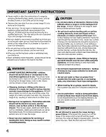 Preview for 4 page of Frigidaire CGIF3061NFB Use & Care Manual