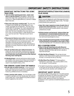 Preview for 5 page of Frigidaire CGIF3061NFB Use & Care Manual