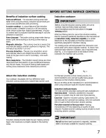 Preview for 7 page of Frigidaire CGIF3061NFB Use & Care Manual