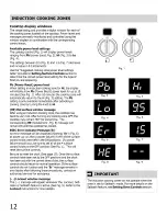 Preview for 12 page of Frigidaire CGIF3061NFB Use & Care Manual