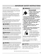 Preview for 3 page of Frigidaire CGIS3065PFD Use & Care Manual