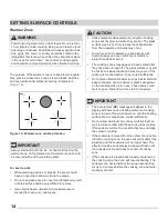 Preview for 14 page of Frigidaire CGIS3065PFD Use & Care Manual