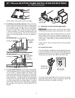 Preview for 3 page of Frigidaire CGLEF379GC Installation Instructions Manual