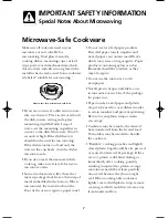 Preview for 7 page of Frigidaire CGLMV168 Use & Care Manual