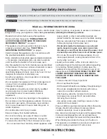 Предварительный просмотр 3 страницы Frigidaire CGLMV169 Use & Care Manual