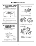 Предварительный просмотр 13 страницы Frigidaire CMWV150KBA Installation Instructions Manual