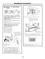 Preview for 19 page of Frigidaire CMWV150KBA Installation Instructions Manual