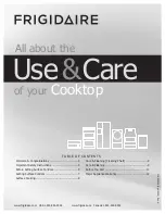 Frigidaire Cooktop Use & Care Manual preview