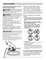 Preview for 10 page of Frigidaire Cooktop Use & Care Manual