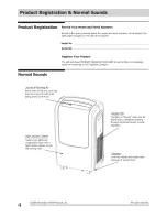 Preview for 4 page of Frigidaire CPA093DU112 Use & Care Manual