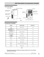 Preview for 5 page of Frigidaire CPA093DU112 Use & Care Manual